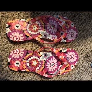 Vera Bradley flip flops. NWOT